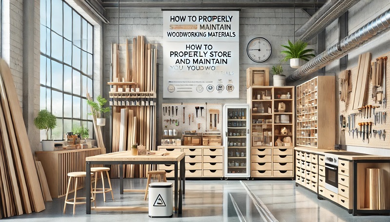 How to Properly Store and Maintain Your Woodworking Materials