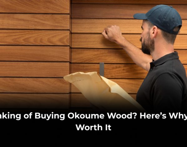 Okoume wood texture