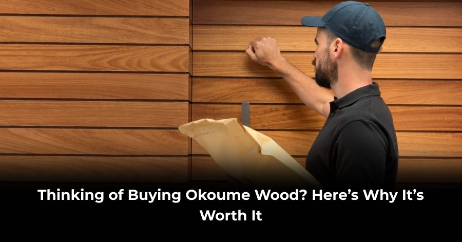 Okoume wood texture