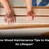 Okoume wood maintenance