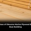 Okoume marine plywood used in furniture and interior design