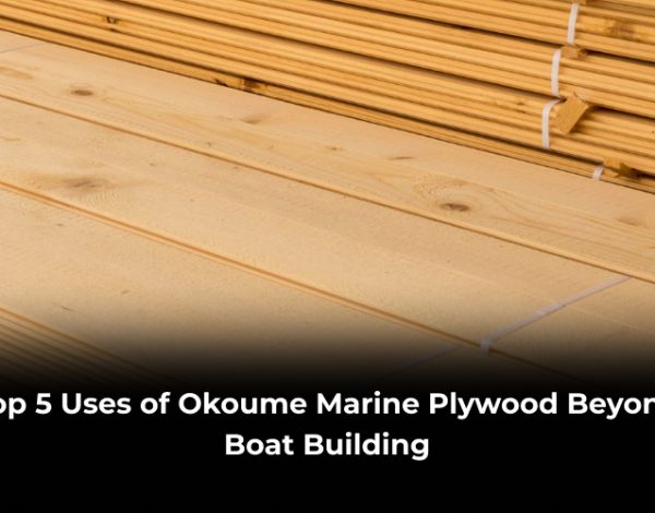 Okoume marine plywood used in furniture and interior design