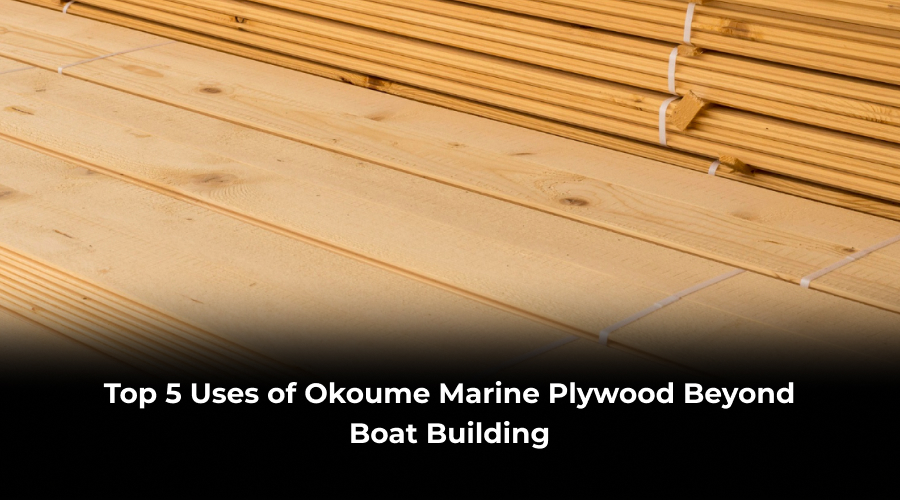 Okoume marine plywood used in furniture and interior design