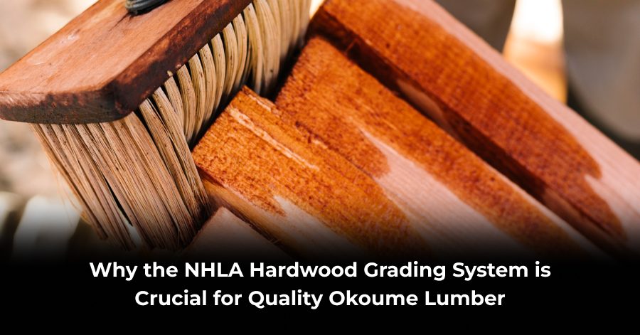 NHLA grading system for Okoume lumber
