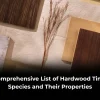 hardwood timber species
