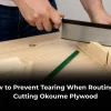prevent tearing okoume plywood