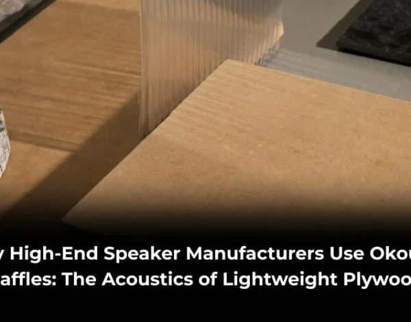 Okoume Baffles for Speakers