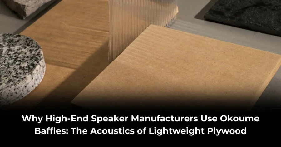Okoume Baffles for Speakers