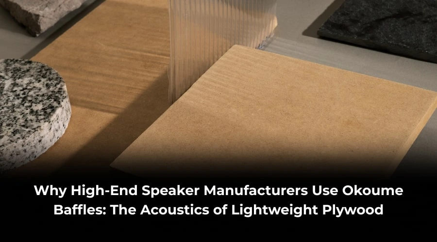 Okoume Baffles for Speakers