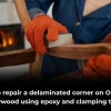 How to repair a delaminated corner on Okoume Marine Plywood