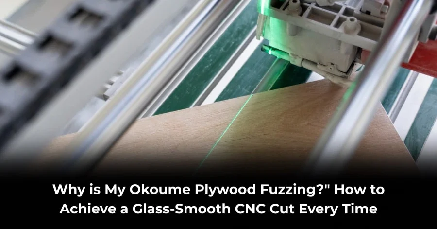Why is My Okoume Plywood Fuzzing__ How to Achieve a Glass-Smooth CNC Cut Every Time-min Why is my Okoume Plywood fuzzing