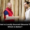 imported vs locally sourced okoume timber