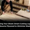 Smart cutting layouts for okoume plywood
