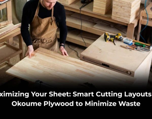 Smart cutting layouts for okoume plywood