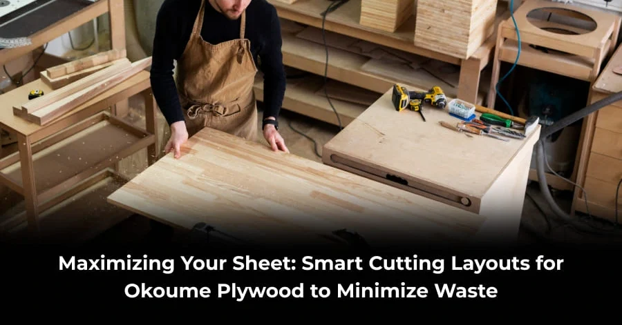Smart cutting layouts for okoume plywood
