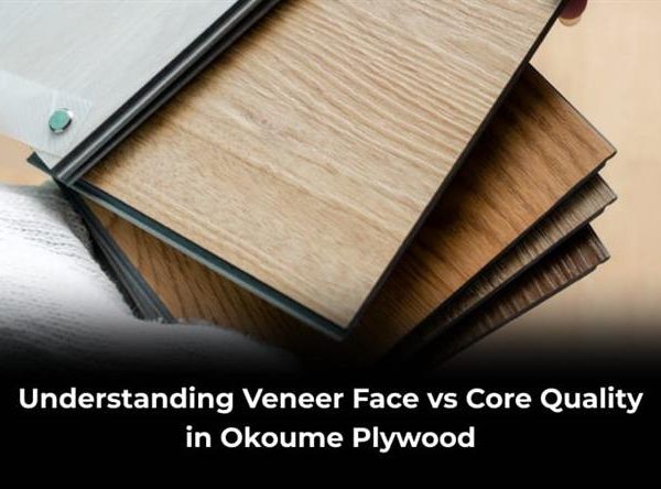 Veneer face vs core quality in okoume plywood