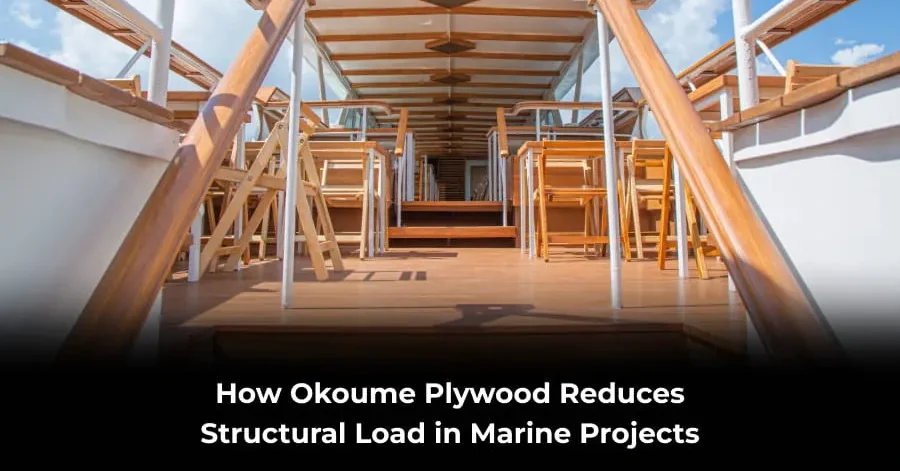 okoume plywood reduces structural load
