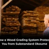 wood grading system for okoume