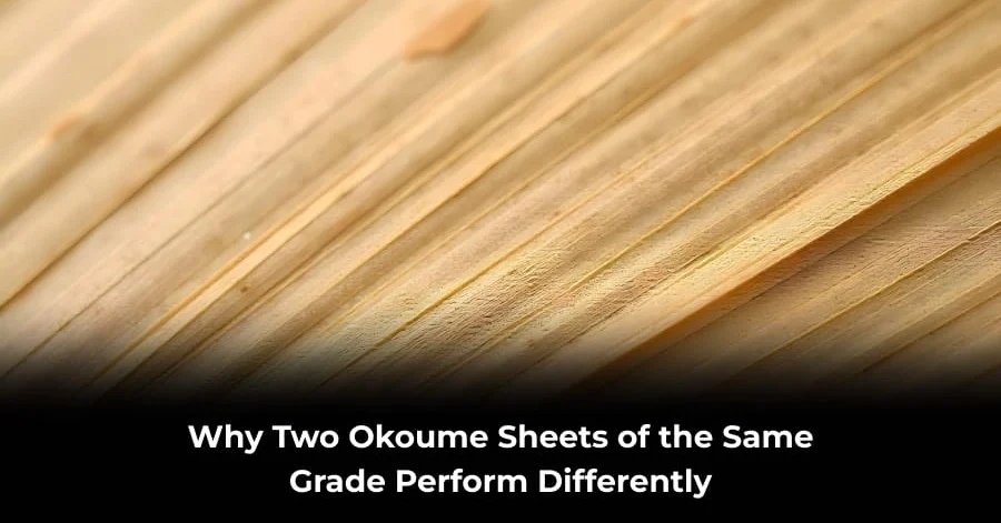 Why Two Okoume Sheets of the Same Grade Perform Differently (1) okoume sheets performance difference