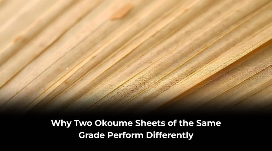 okoume sheets performance difference