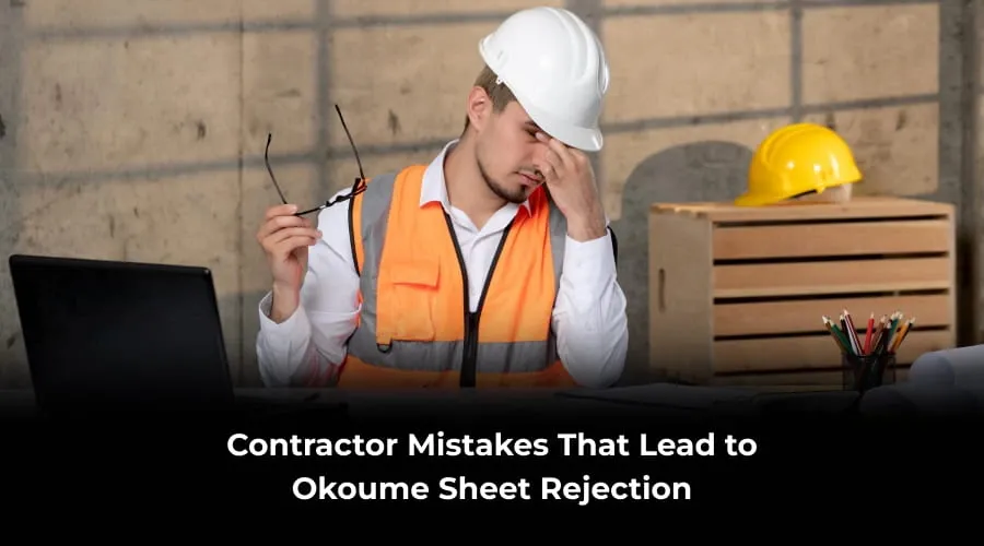 okoume sheet rejection mistakes