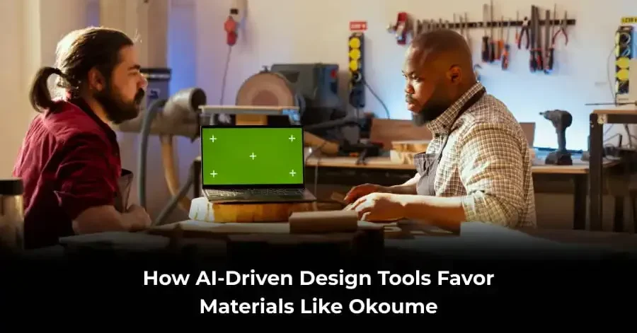 AI-driven design tools favor okoume timber