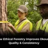 Ethical forestry okoume wood quality