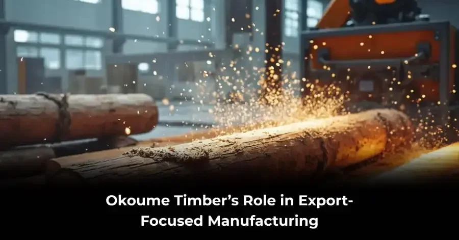 okoume timber in export manufacturing