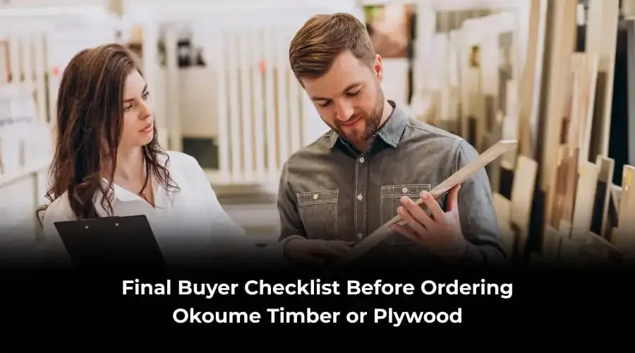 okoume timber buyer checklis