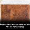okoume wood grain direction