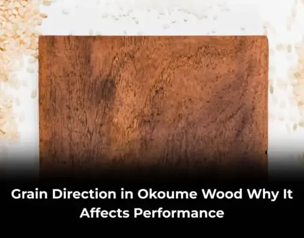 okoume wood grain direction
