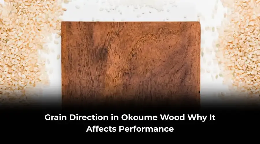 okoume wood grain direction