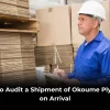 audit okoume plywood shipment