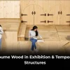 okoume wood for exhibition structures