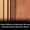 structural vs decorative okoume wood