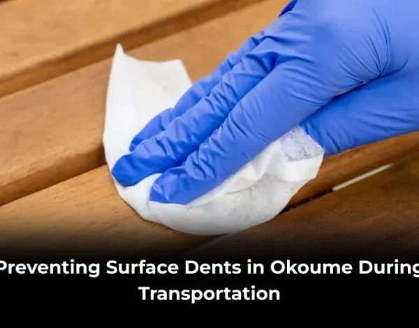 preventing surface dents in okoume plywood