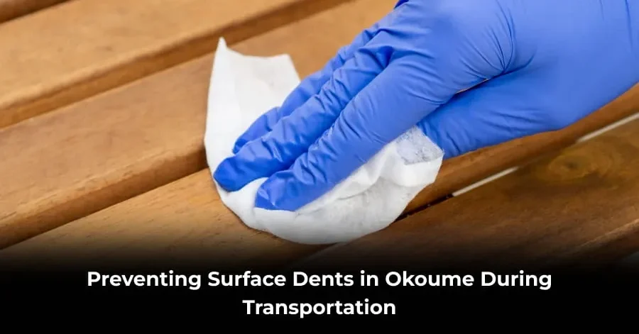 preventing surface dents in okoume plywood