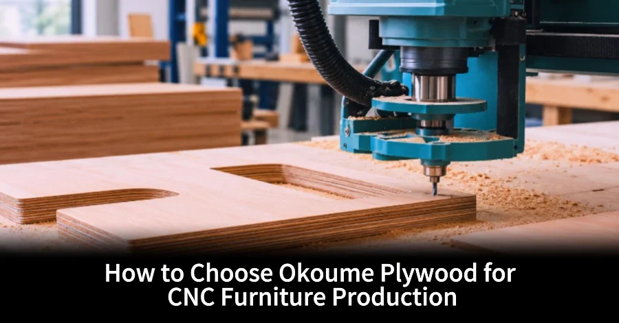 Okoume plywood for CNC machining furniture components